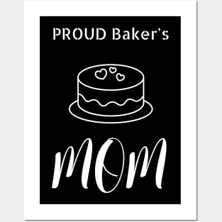 Proud Baker's Mom Posters and Art